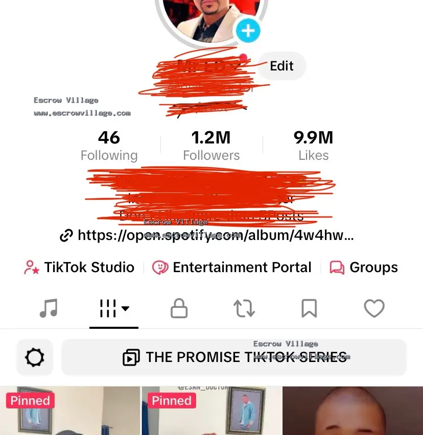 1.2 Million followers Tiktok Account for sale