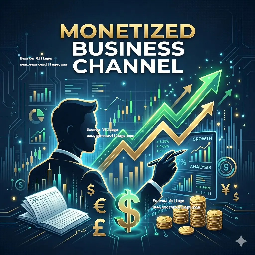 A Monetized YouTube channel with the AdSense