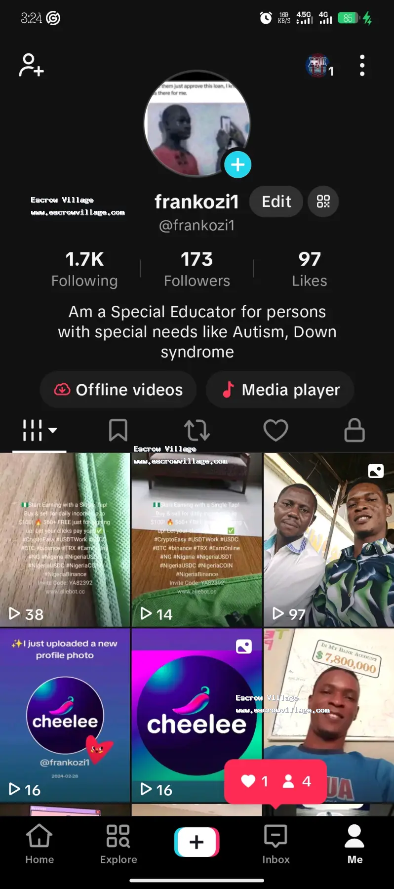 Instagram, Tiktok
